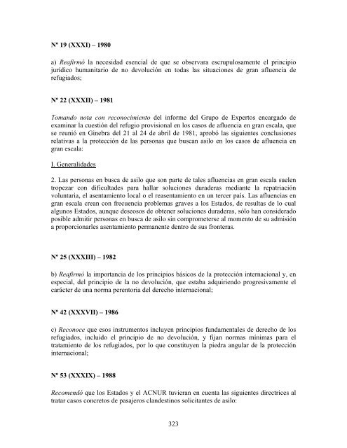 compilaciÃ³n temÃ¡tica de las conclusiones del comitÃ© ... - Acnur