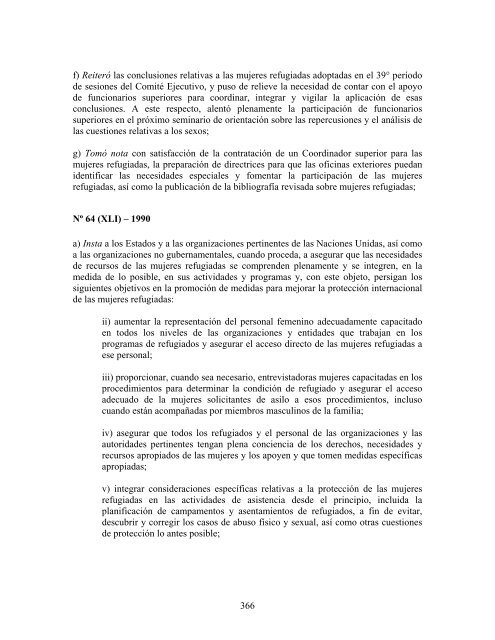 compilaciÃ³n temÃ¡tica de las conclusiones del comitÃ© ... - Acnur