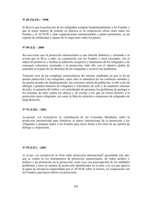 compilaciÃ³n temÃ¡tica de las conclusiones del comitÃ© ... - Acnur