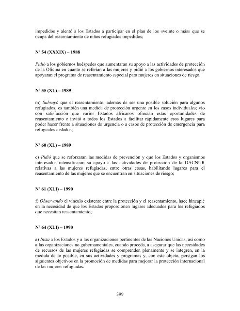 compilaciÃ³n temÃ¡tica de las conclusiones del comitÃ© ... - Acnur