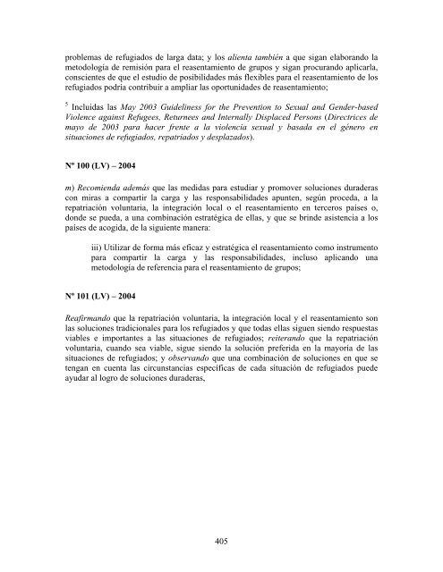 compilaciÃ³n temÃ¡tica de las conclusiones del comitÃ© ... - Acnur