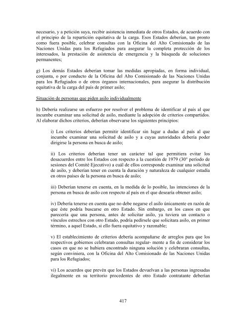 compilaciÃ³n temÃ¡tica de las conclusiones del comitÃ© ... - Acnur