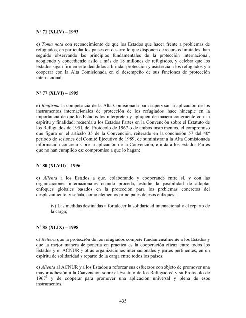 compilaciÃ³n temÃ¡tica de las conclusiones del comitÃ© ... - Acnur