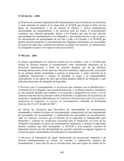 compilaciÃ³n temÃ¡tica de las conclusiones del comitÃ© ... - Acnur