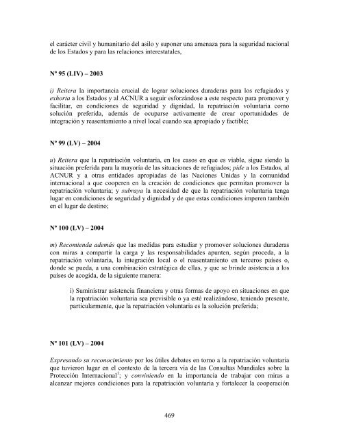 compilaciÃ³n temÃ¡tica de las conclusiones del comitÃ© ... - Acnur