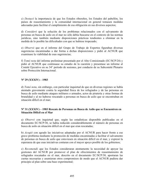 compilaciÃ³n temÃ¡tica de las conclusiones del comitÃ© ... - Acnur