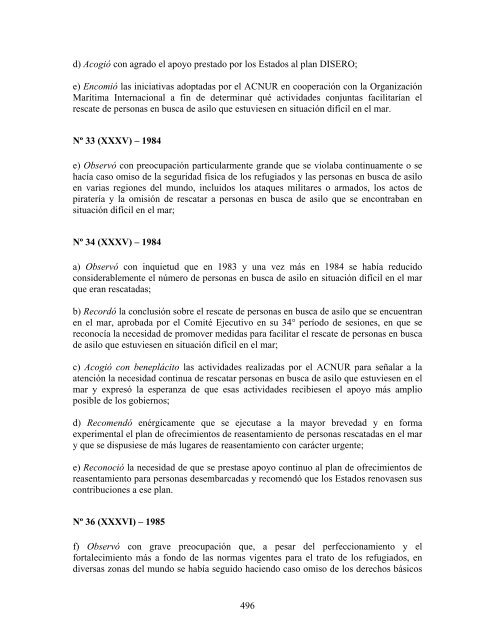 compilaciÃ³n temÃ¡tica de las conclusiones del comitÃ© ... - Acnur