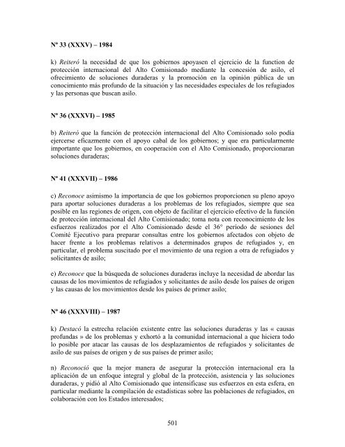 compilaciÃ³n temÃ¡tica de las conclusiones del comitÃ© ... - Acnur