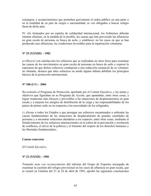 compilaciÃ³n temÃ¡tica de las conclusiones del comitÃ© ... - Acnur