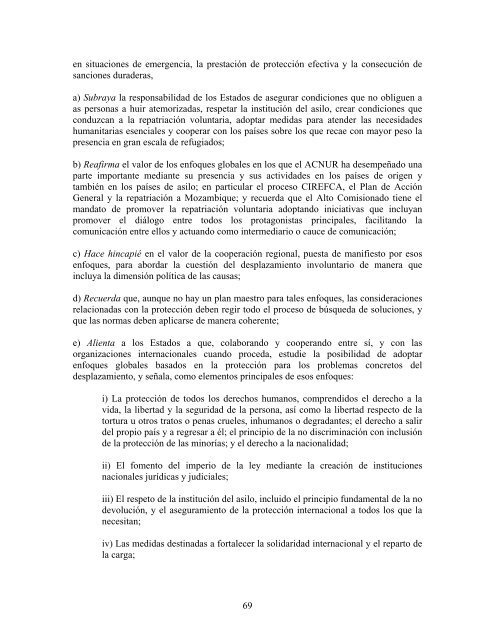 compilaciÃ³n temÃ¡tica de las conclusiones del comitÃ© ... - Acnur