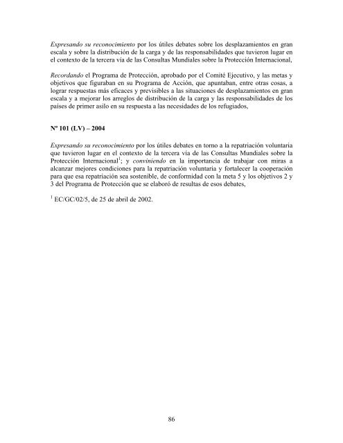 compilaciÃ³n temÃ¡tica de las conclusiones del comitÃ© ... - Acnur