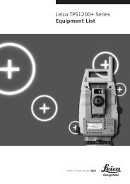 TPS1200+ Equipment List - allsat