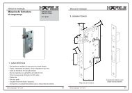 MÃ¡quina de fechadura de seguranÃ§a com lingueta anti-furto - HÃ¤fele