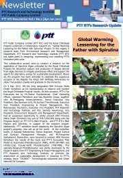 PTT RTI Newsletter Vol.7 No.2 (April-June 2012)