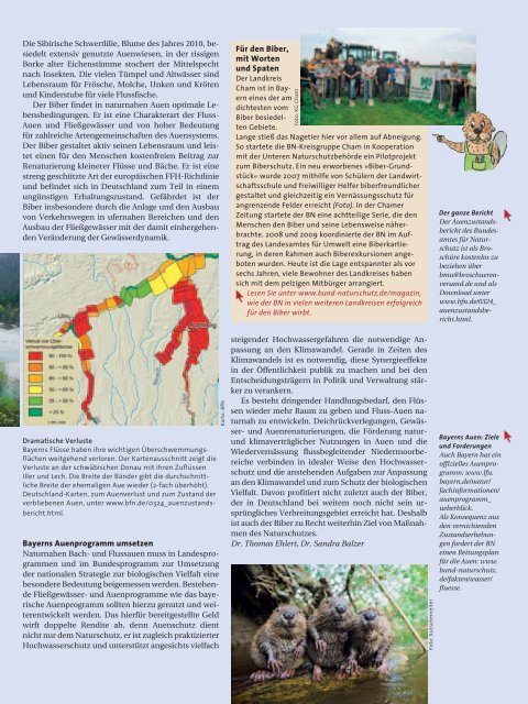 Natur + Umwelt - Bund Naturschutz in Bayern eV