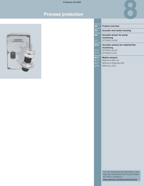 Process protection - Industria de Siemens