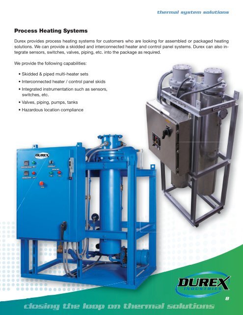 Process Heaters - Durex Industries