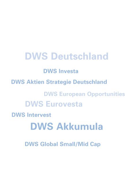 DWS Deutschland - Cajastur