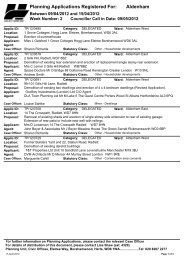 Week 02-Planning applications made between 09/04/2012 and 15 ...