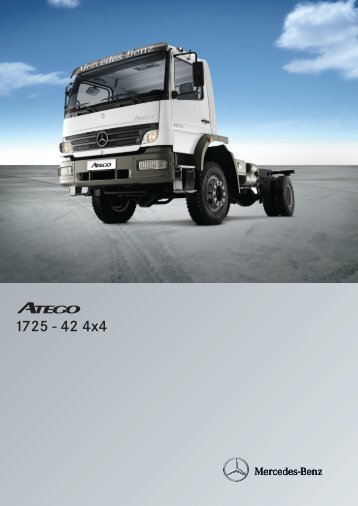 Atego 1725 A42 4x4 - Mercedes Benz