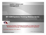 Download the presentation slides - MIT SDM