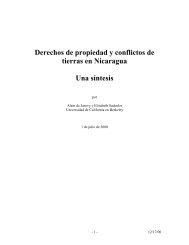 Derechos de propiedad y conflictos de tierras en Nicaragua ... - aGter
