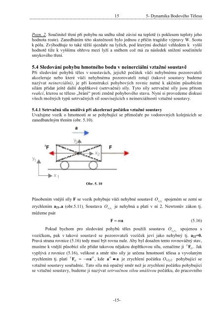 5 Dynamika Bodoveho Telesa