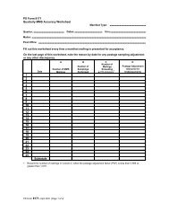 PS Form 8171 Quarterly MMS Accuracy ... - NALC Branch 78