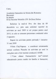 Bucuresti In atentia D-lui Secretar Stiintific CPI Dr.Doru Delion ...