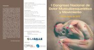 I Congreso Nacional de Dolor Musculoesquelético y ... - Fisaude