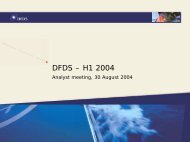 English - DFDS