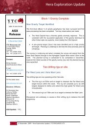 Hera Exploration Update| YTC RESOURCES LTD