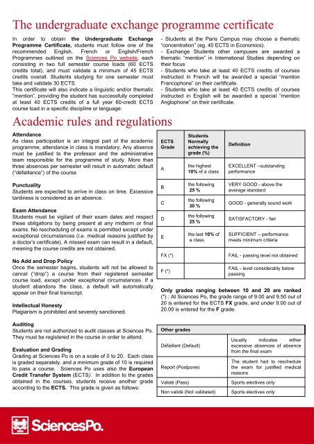 Fact sheet - Sciences-Po International