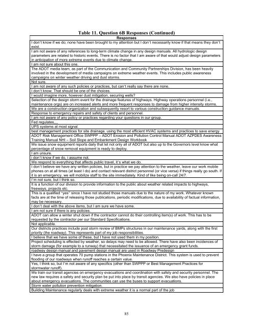 SPR-696: Preliminary Study of Climate Adaptation for the Statewide ...