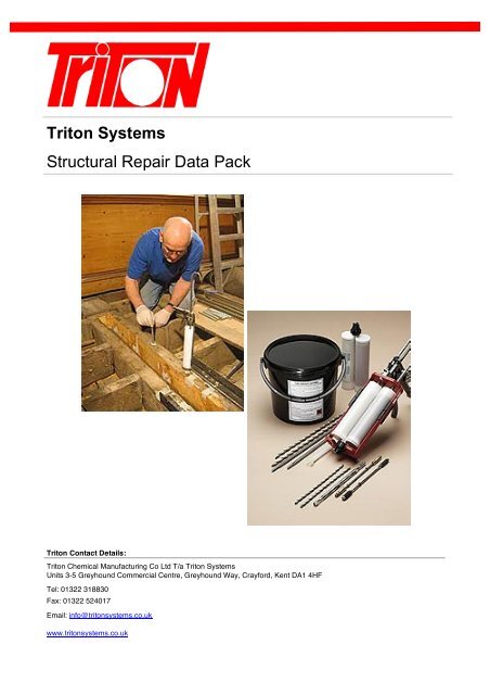 Structural Repair Data Pack Download - Triton Chemicals