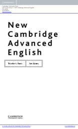New Cambridge Advanced English - Cambridge University Press