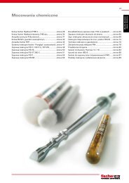 Mocowania chemiczne - fischer