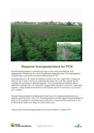 Les hele Nasjonal bransjestandard for PCN (av 27 ... - Fagforum Potet