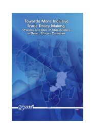 Towards More Inclusive Trade Policy Making - CUTS International ...