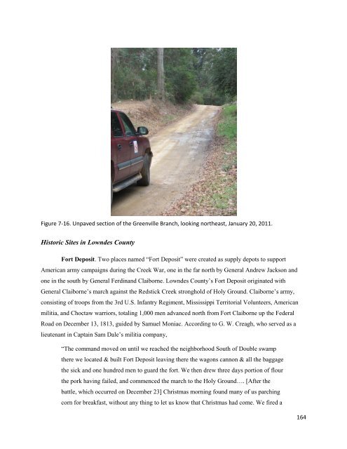 Archaeological Survey of the Old Federal Road in Alabama