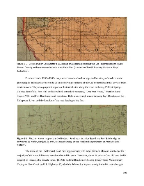 Archaeological Survey of the Old Federal Road in Alabama