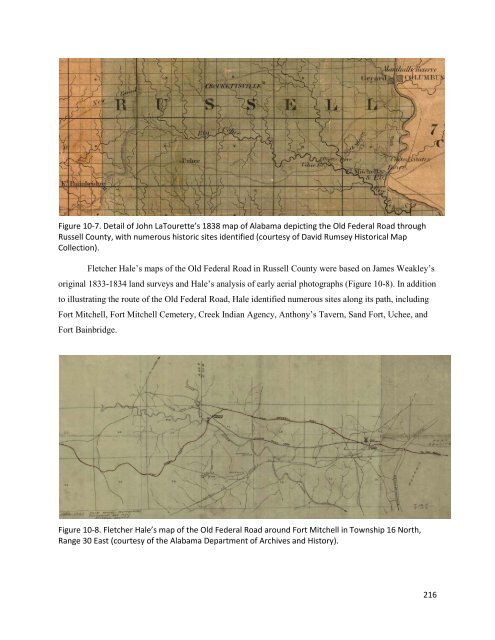 Archaeological Survey of the Old Federal Road in Alabama