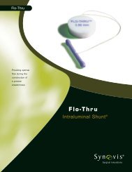 Flo-Thru - Synovis Surgical Innovations