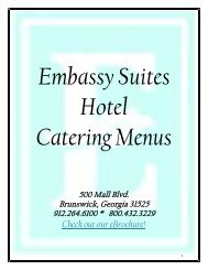 Catering Menu (PDF) - Embassy Suites - Hilton