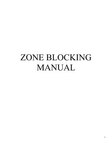 BASH Zone Blocking Manual - Gregory Double Wing