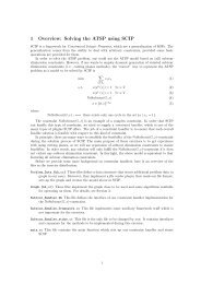 1 Overview: Solving the ATSP using SCIP