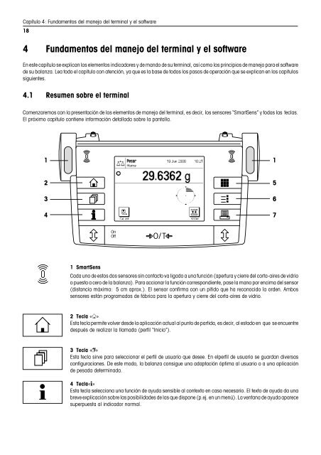 Instrucciones de manejo Balanzas AX/MX/UMX - METTLER TOLEDO