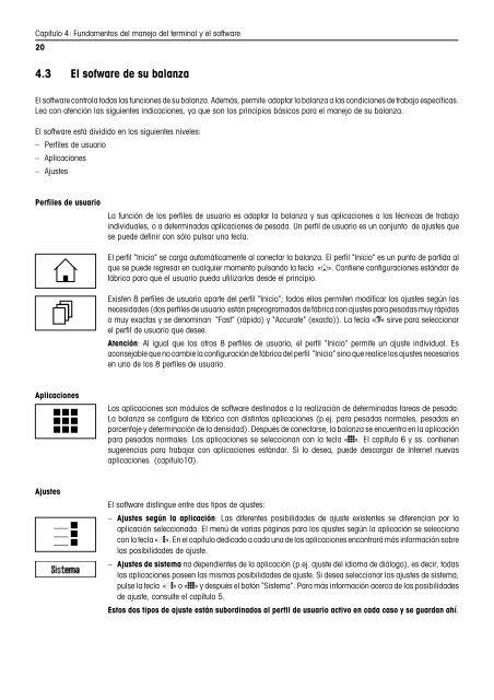 Instrucciones de manejo Balanzas AX/MX/UMX - METTLER TOLEDO