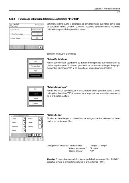 Instrucciones de manejo Balanzas AX/MX/UMX - METTLER TOLEDO