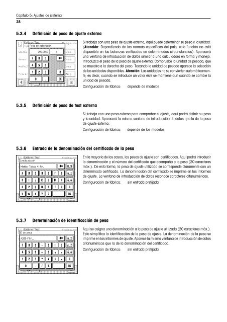 Instrucciones de manejo Balanzas AX/MX/UMX - METTLER TOLEDO